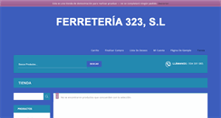 Desktop Screenshot of ferreteria323.com