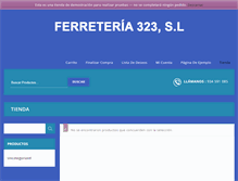 Tablet Screenshot of ferreteria323.com
